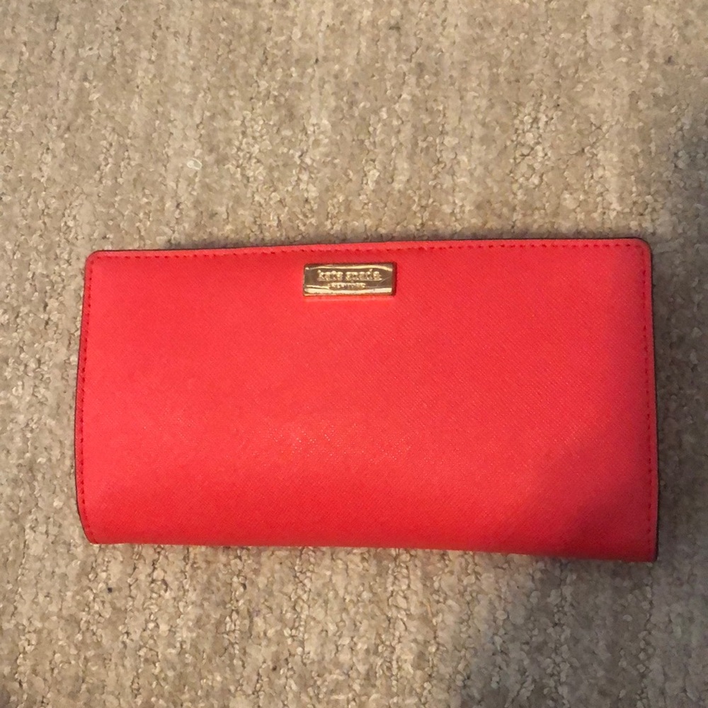 Kate spade hot pink wallet